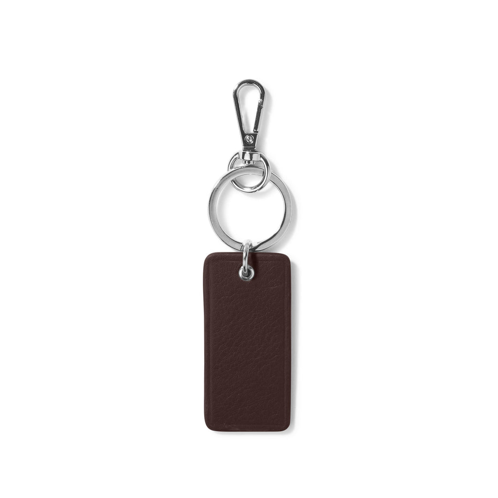 Rectangle Keychain Brown