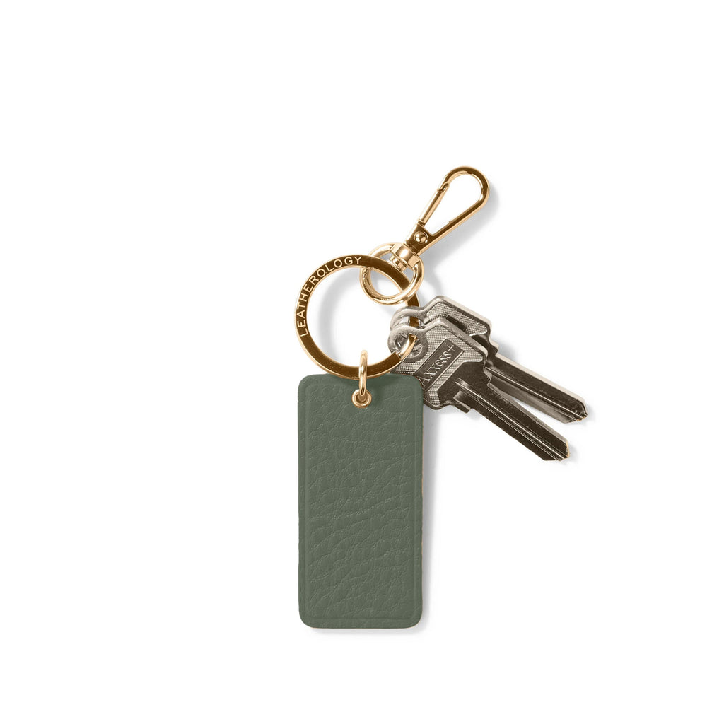 Rectangle Keychain Moss