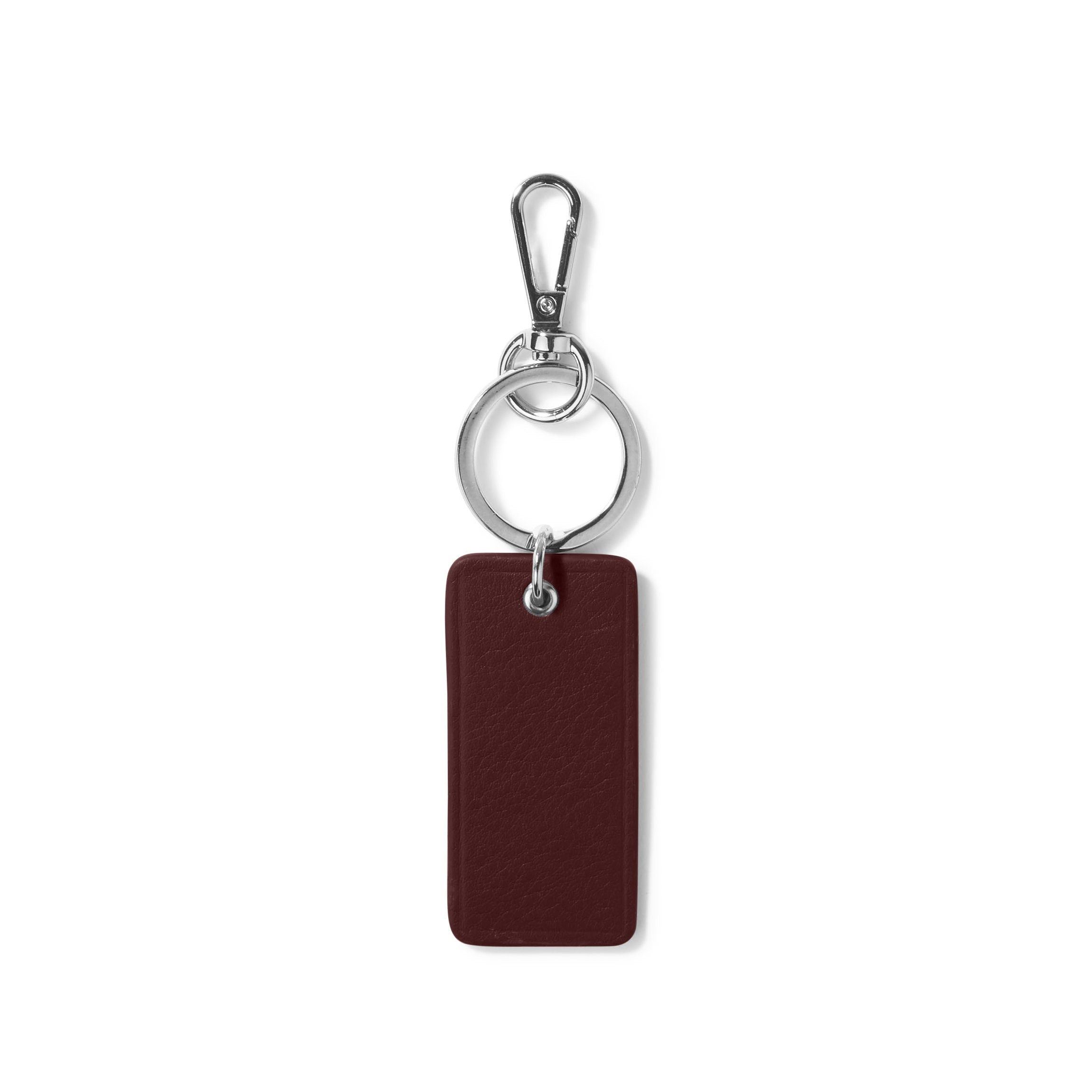 Rectangle Keychain Bordeaux