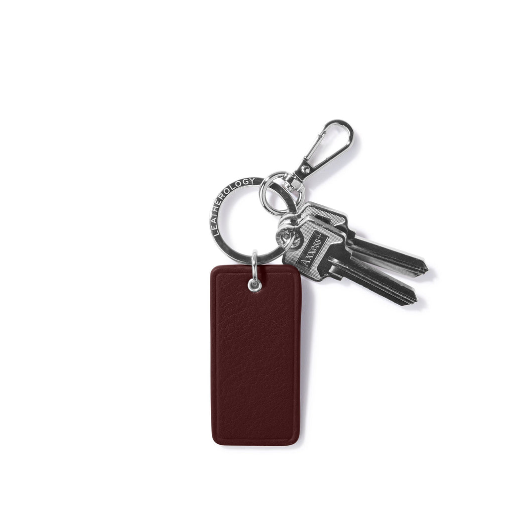 Rectangle Keychain Bordeaux