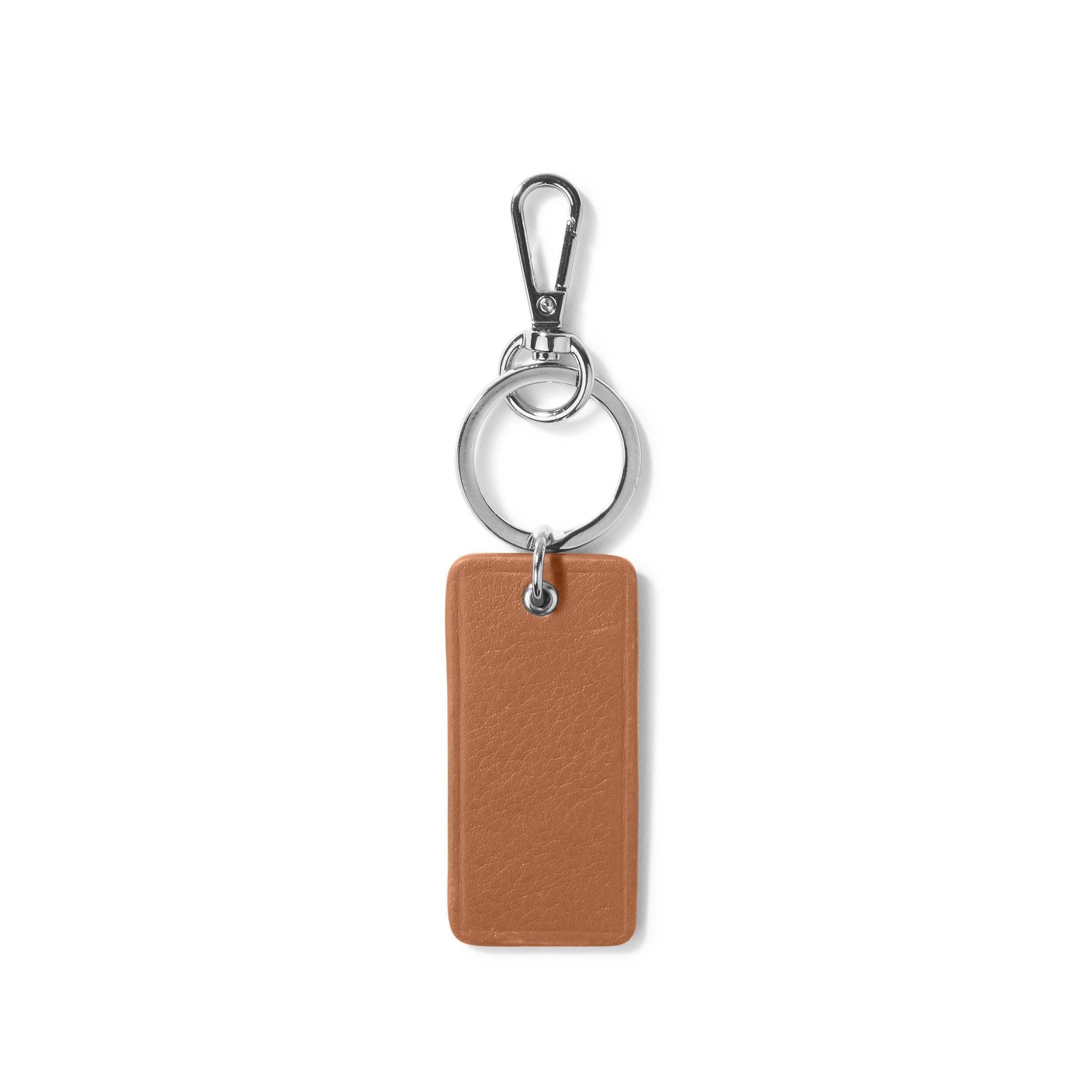 Rectangle Keychain Cognac