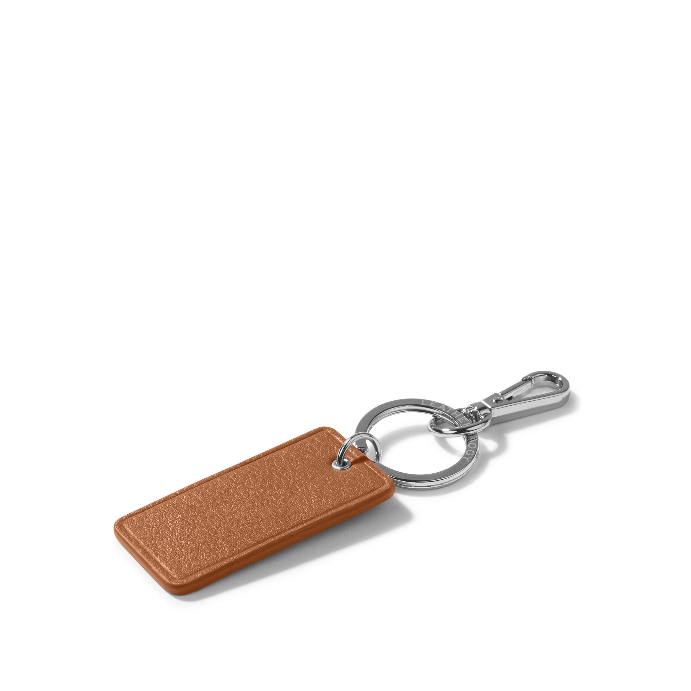 Rectangle Keychain Cognac
