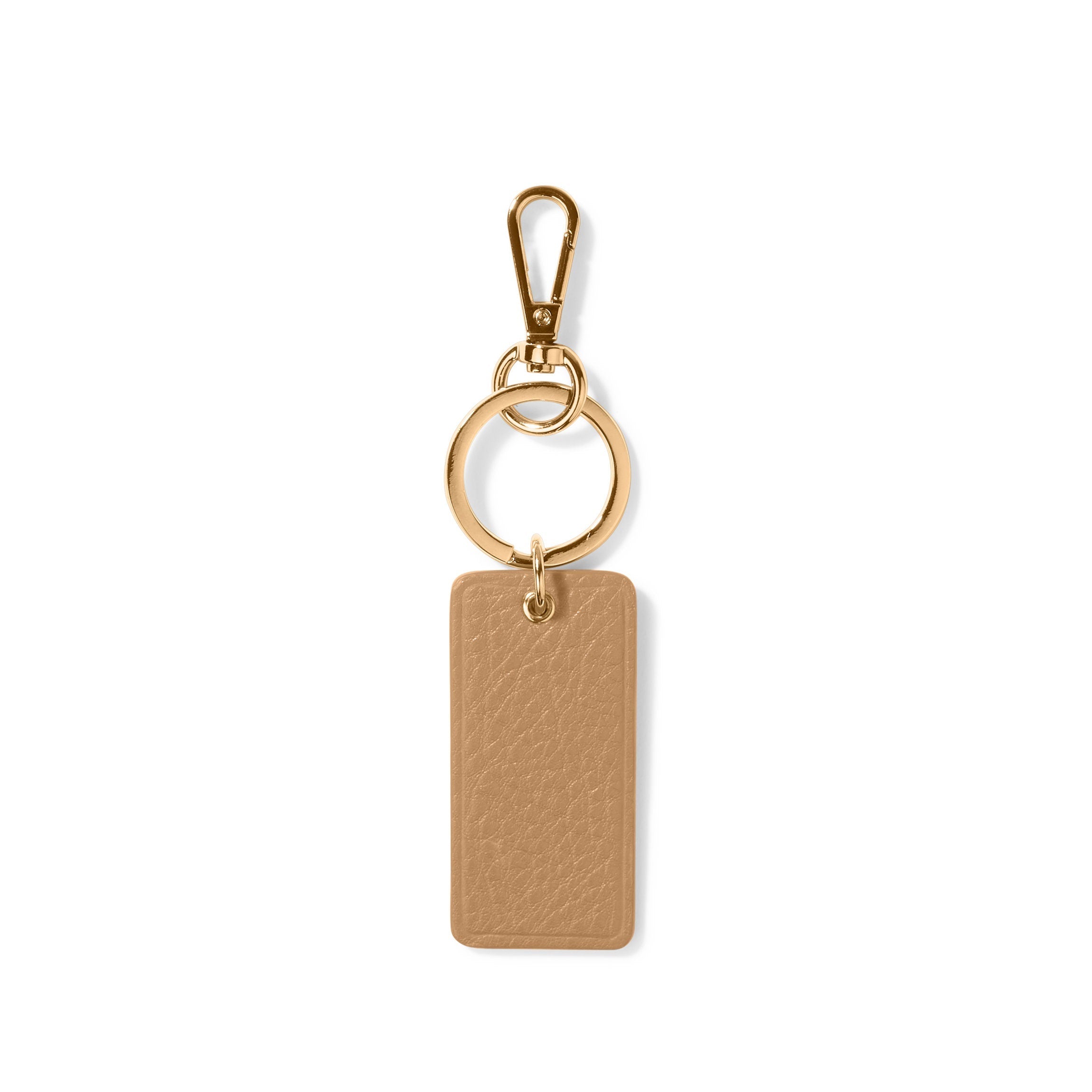 Rectangle Keychain Camel