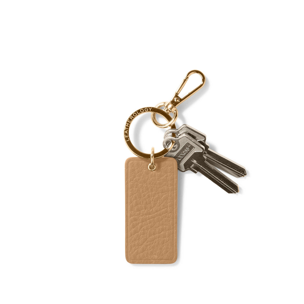Rectangle Keychain Camel