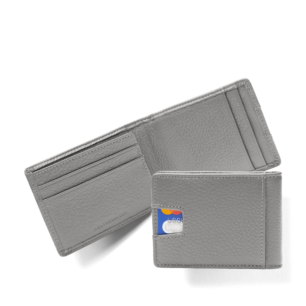 Slim Utility Card Wallet Smoke