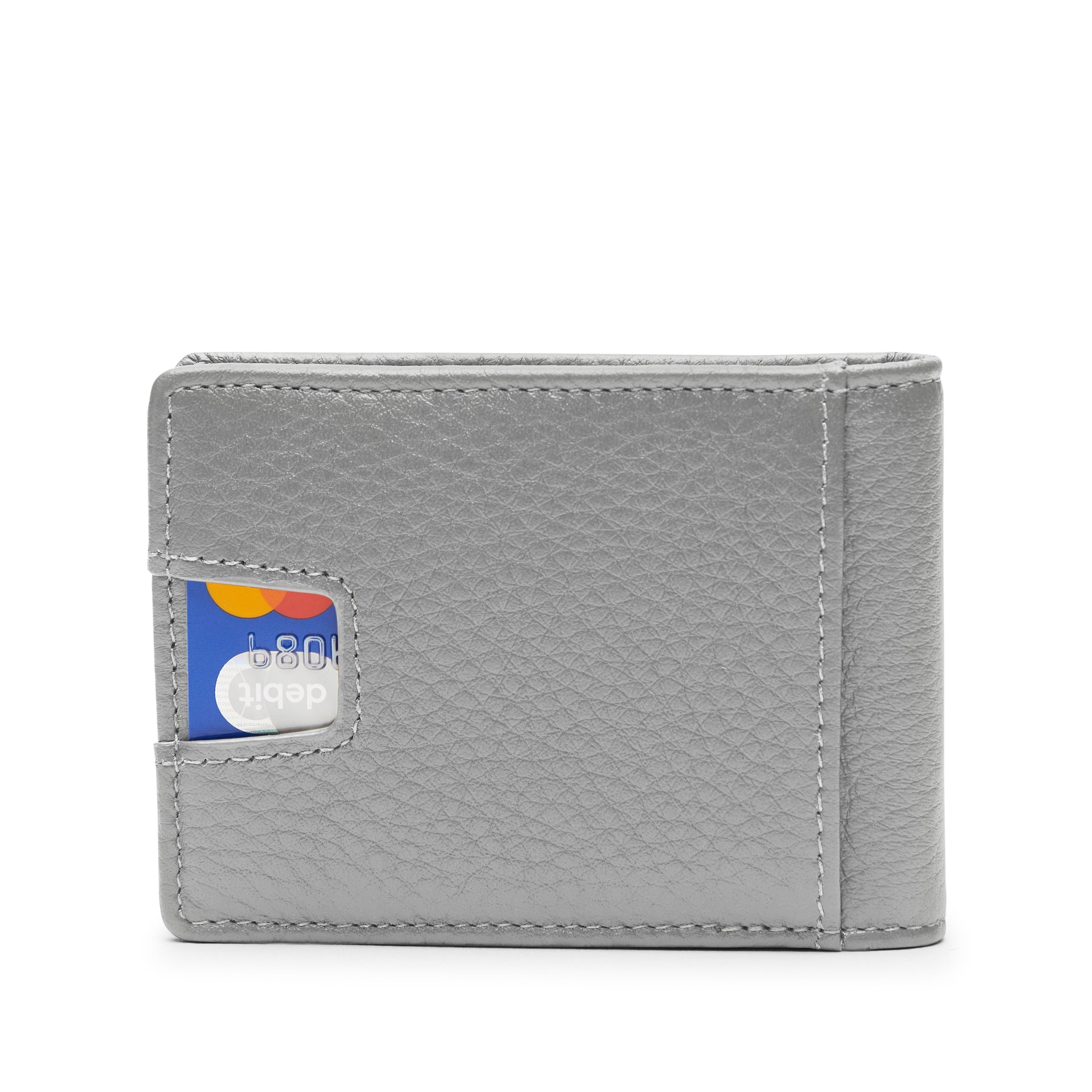 Slim Utility Card Wallet Smoke