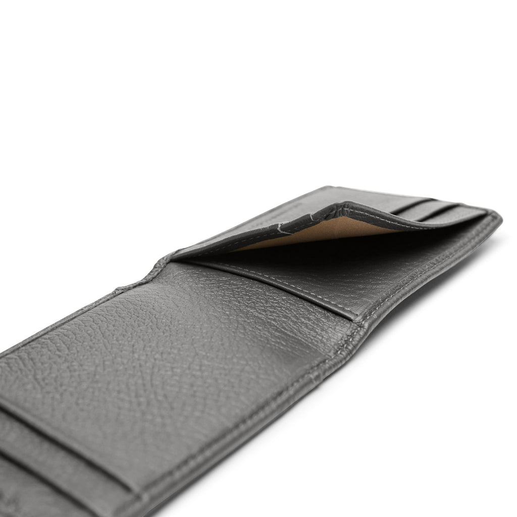 Slim Utility Card Wallet Smoke