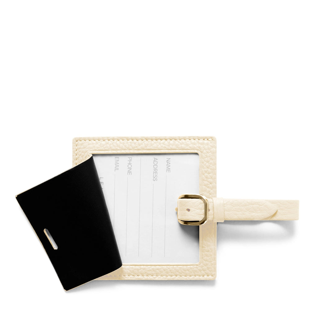 Small Square Luggage Tag Sand
