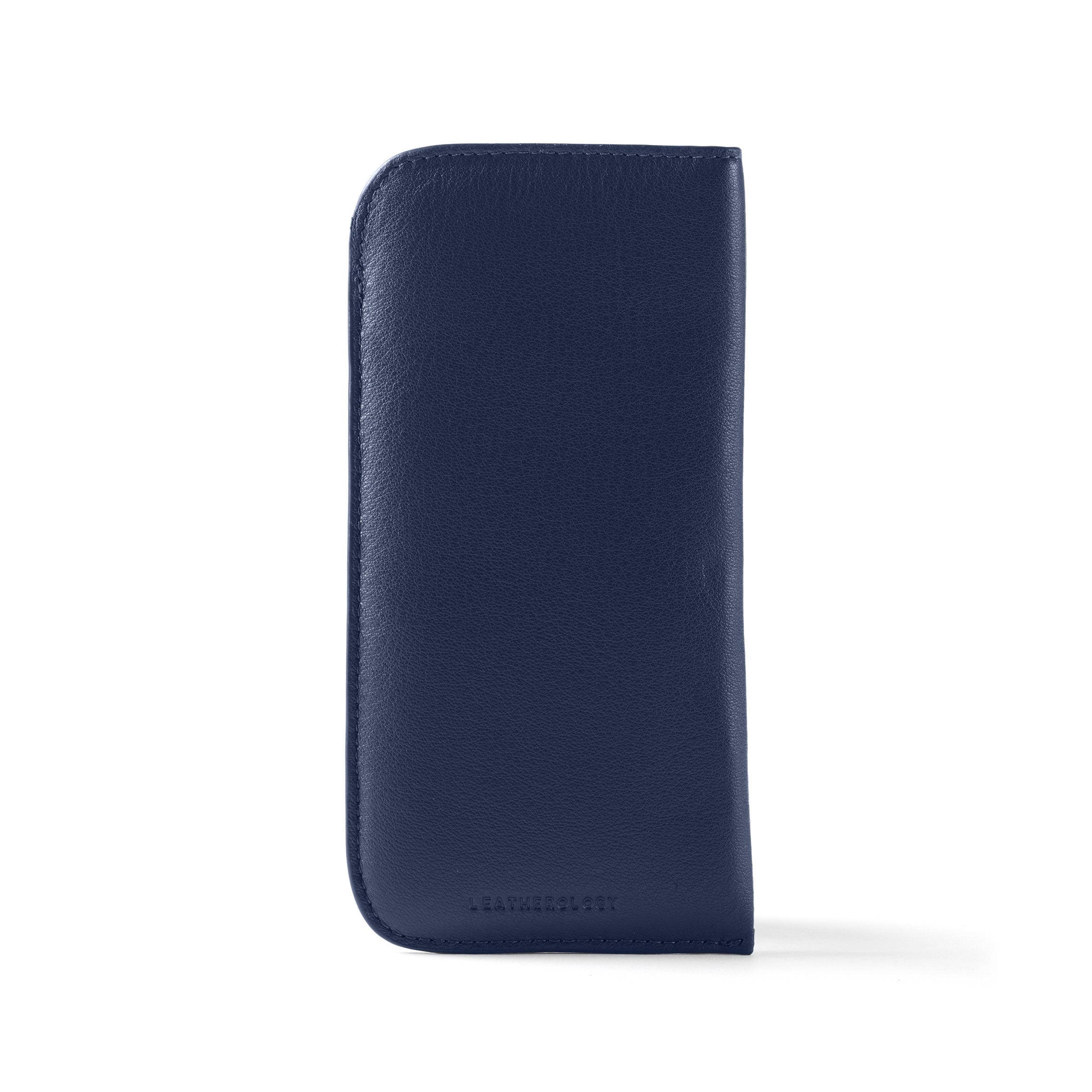 Soft Eyeglass Case Navy Blue