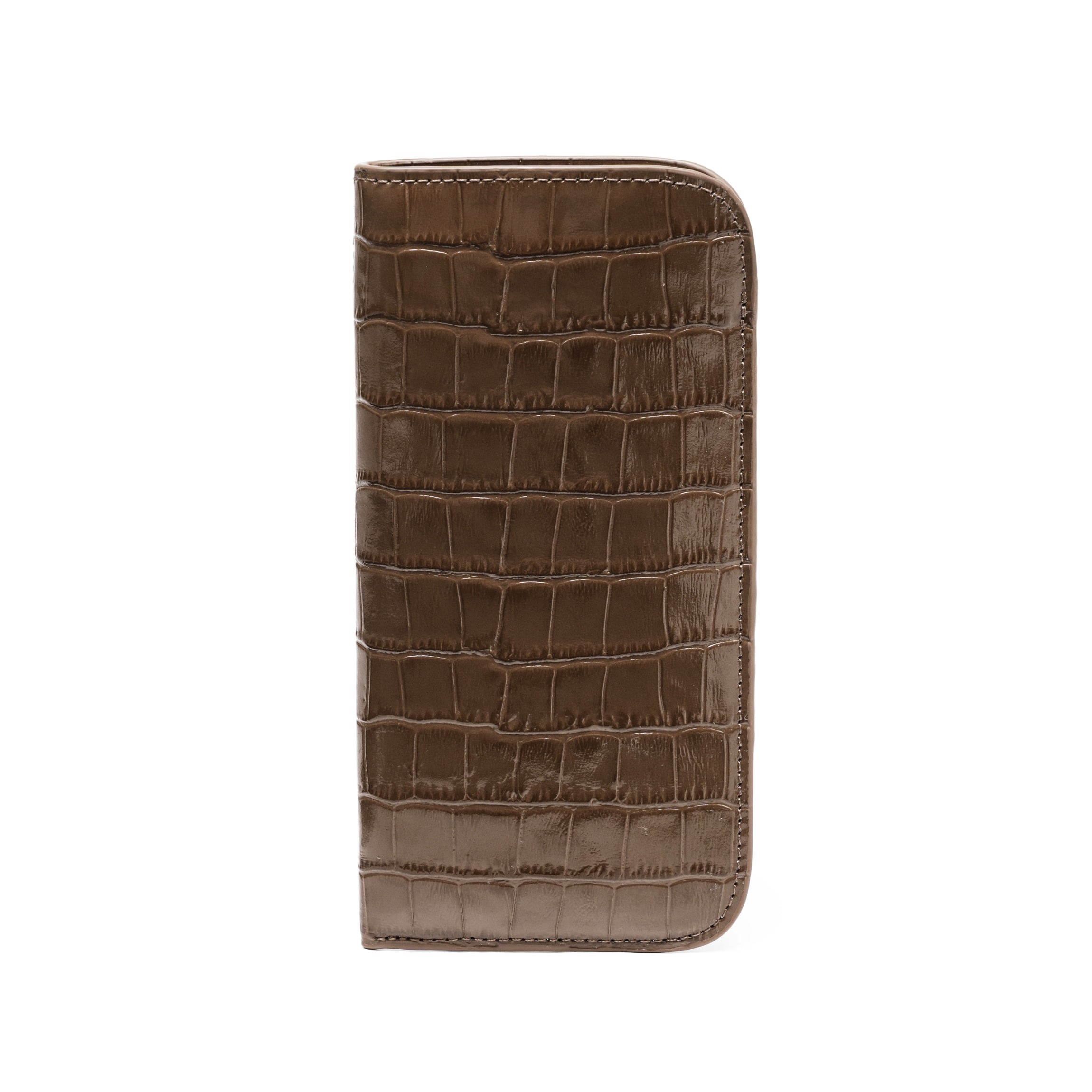 Soft Eyeglass Case Cocoa Croc