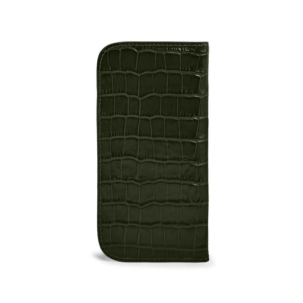 Soft Eyeglass Case Forest Croc