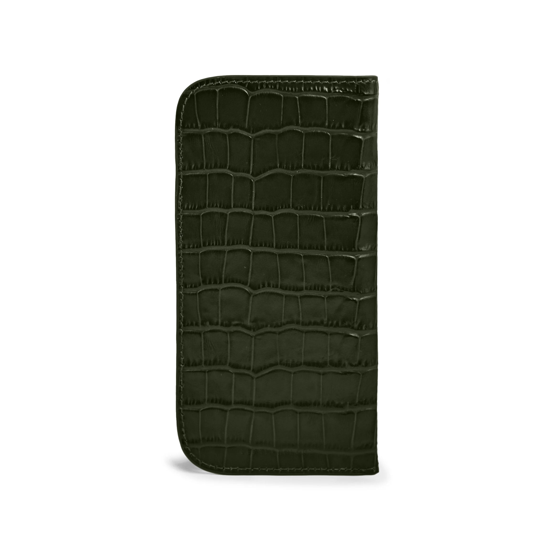 Soft Eyeglass Case Forest Croc
