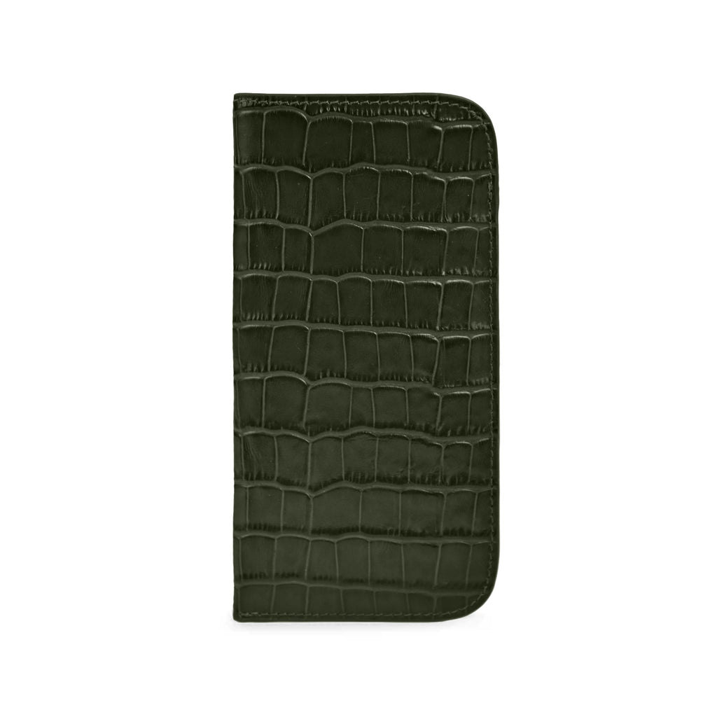 Soft Eyeglass Case Forest Croc