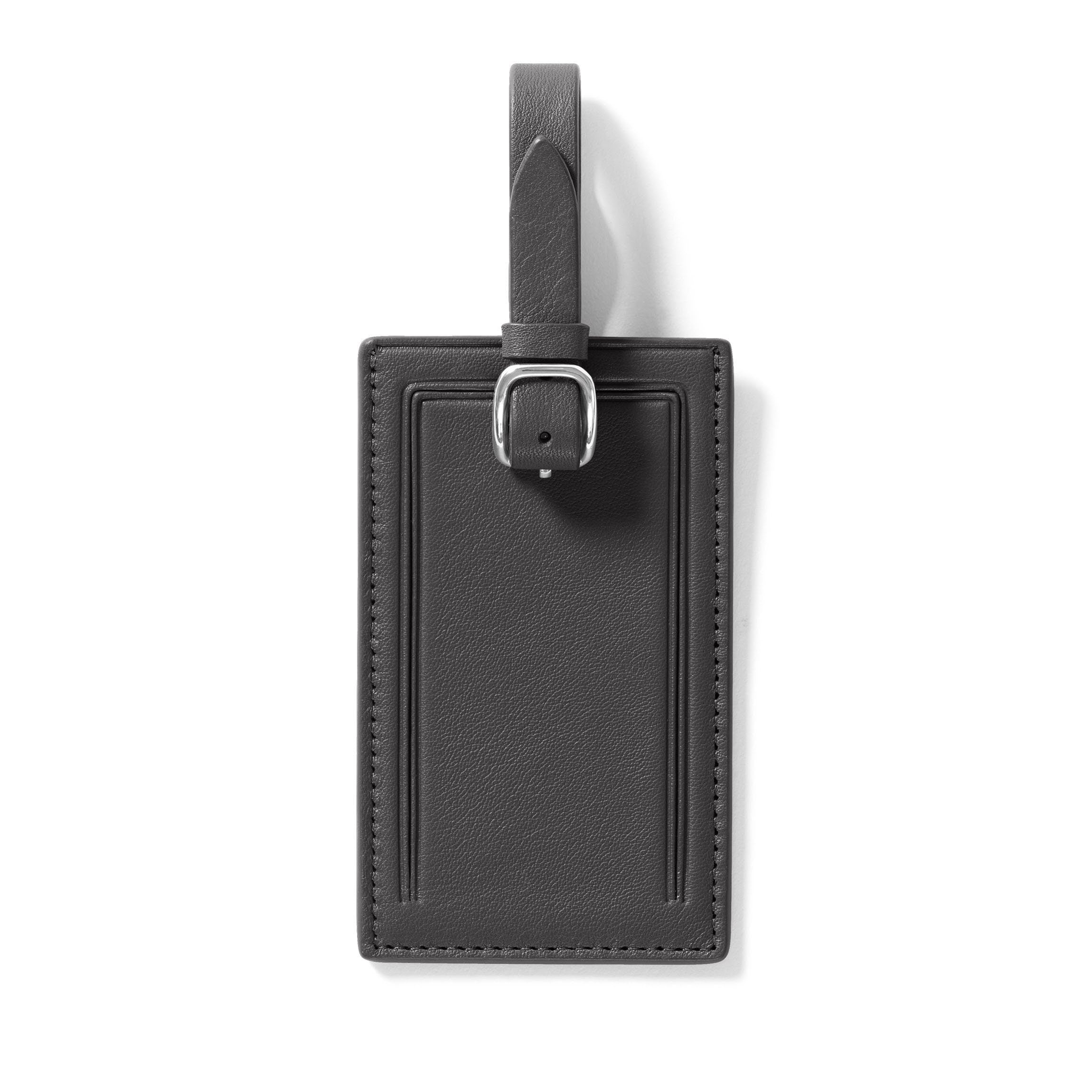 Standard Rectangular Luggage Tag Black Onyx
