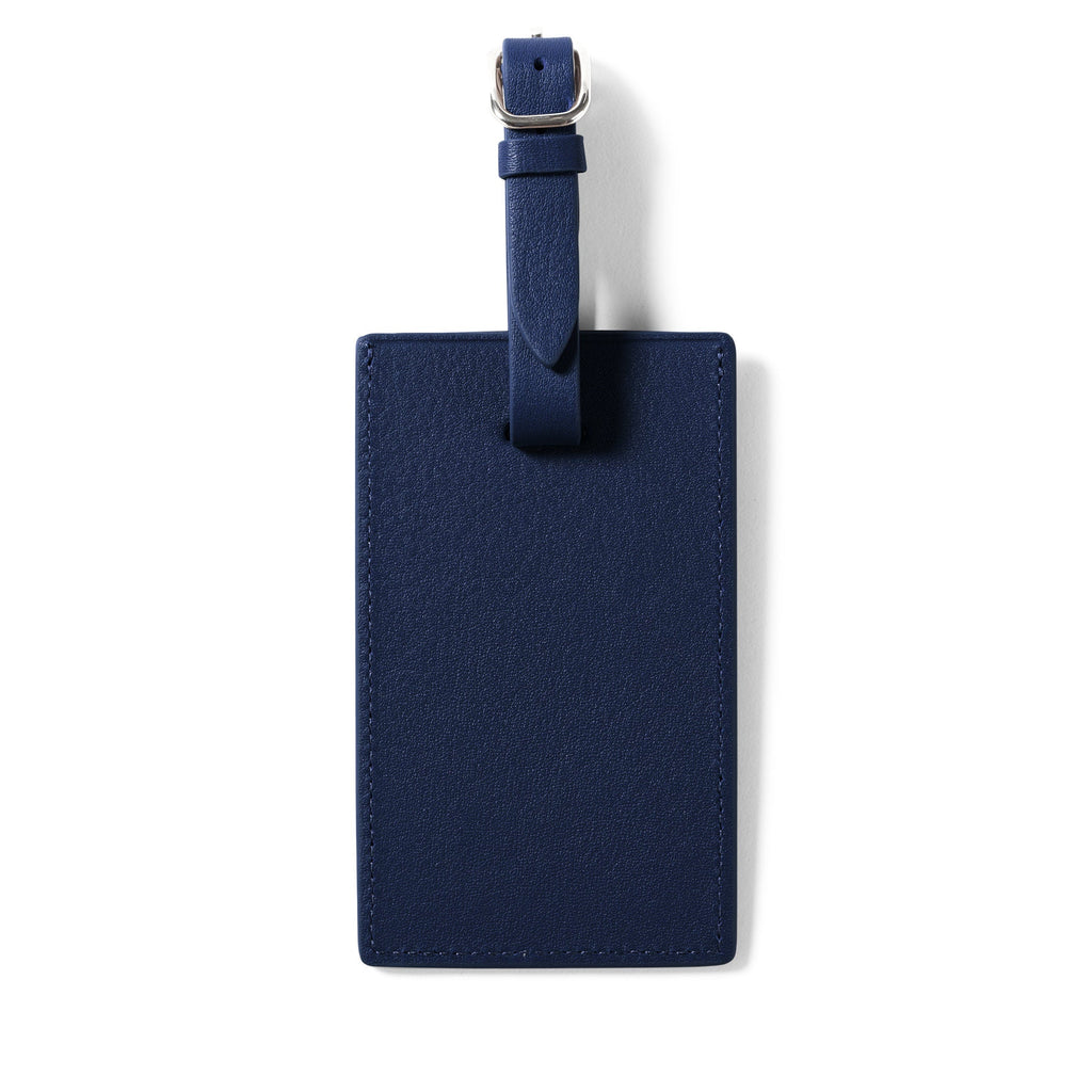Standard Rectangular Luggage Tag Navy Blue