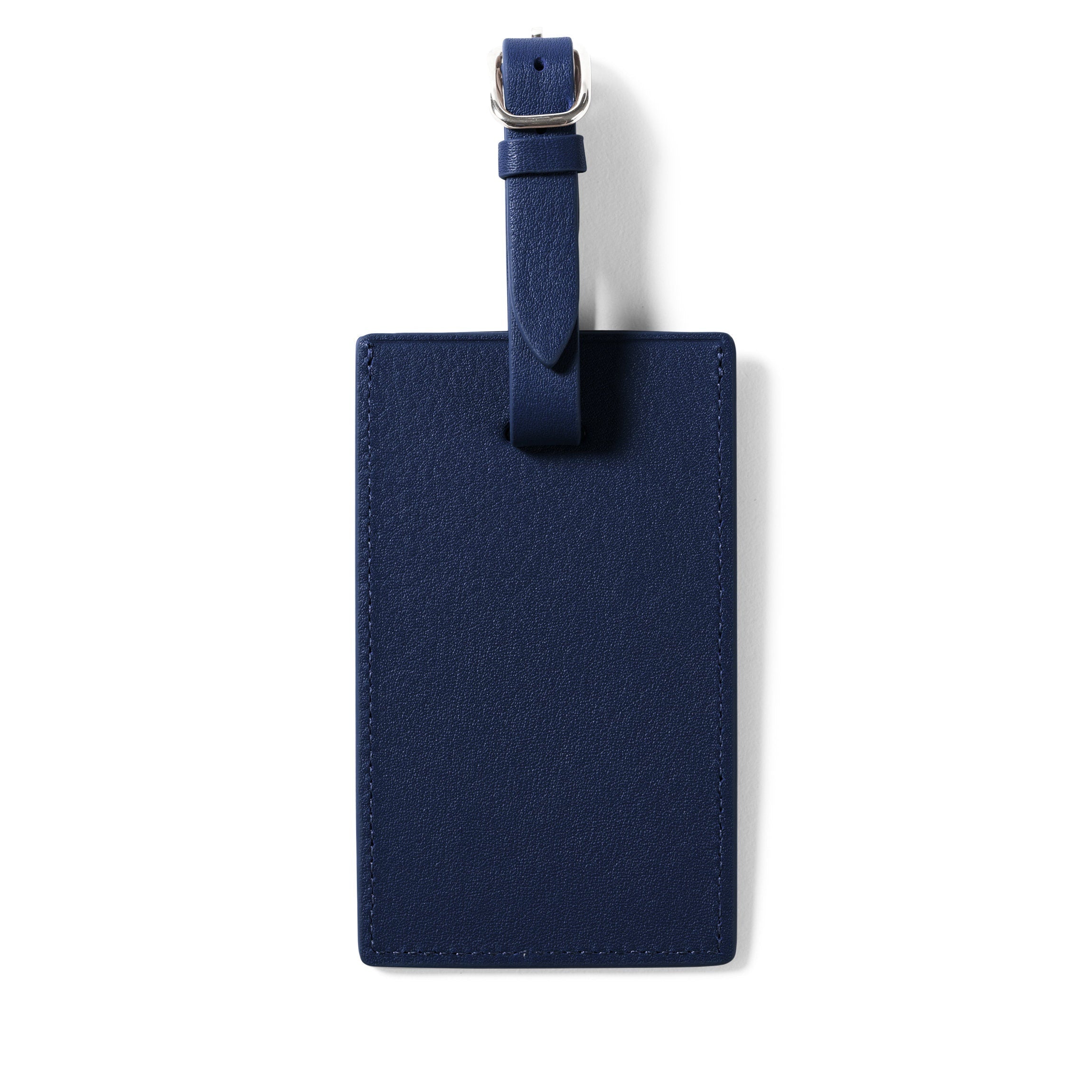 Standard Rectangular Luggage Tag Navy Blue