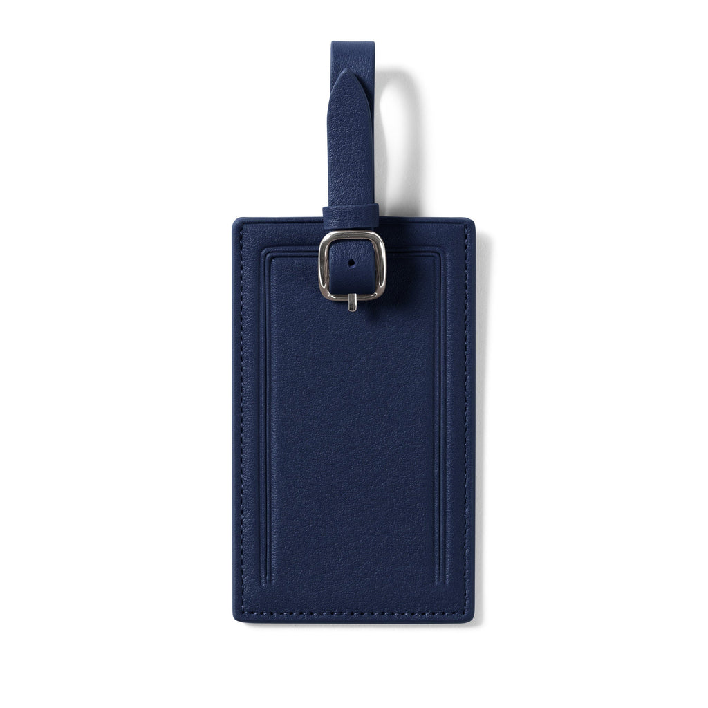 Standard Rectangular Luggage Tag Navy Blue