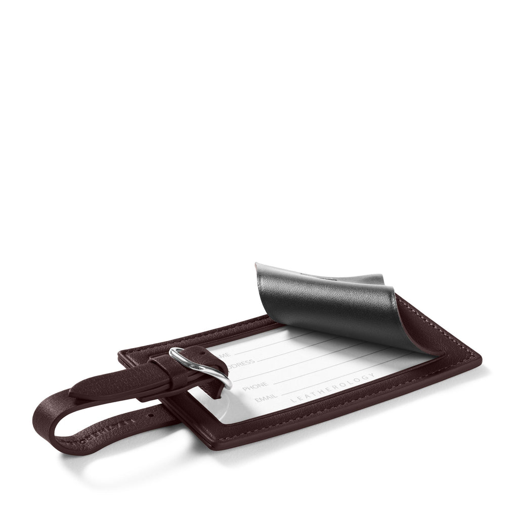 Standard Rectangular Luggage Tag Brown