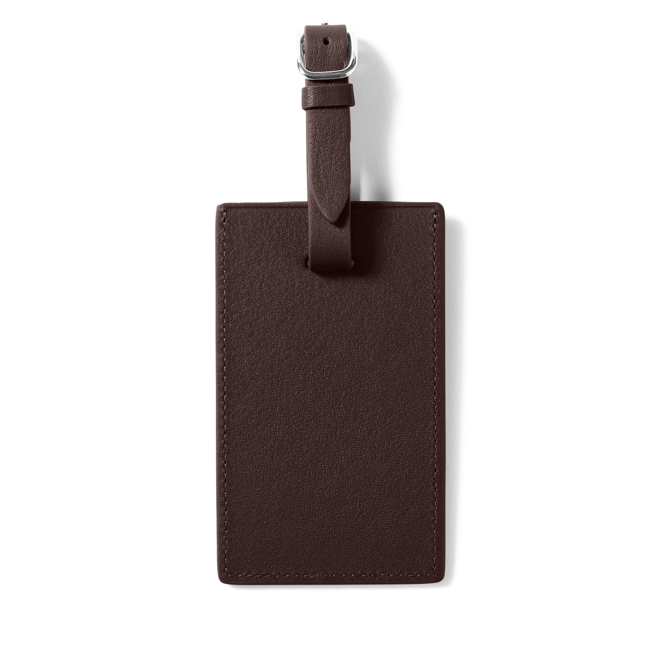 Standard Rectangular Luggage Tag Brown
