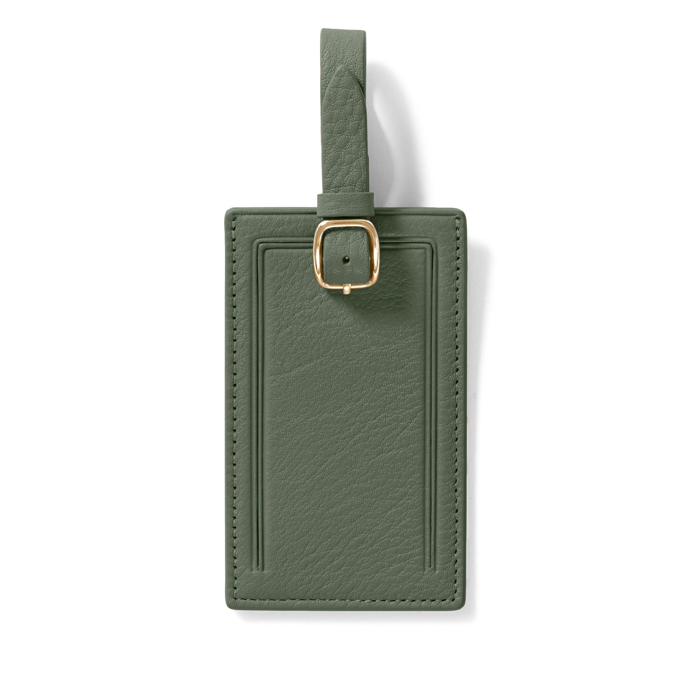 Standard Rectangular Luggage Tag Moss