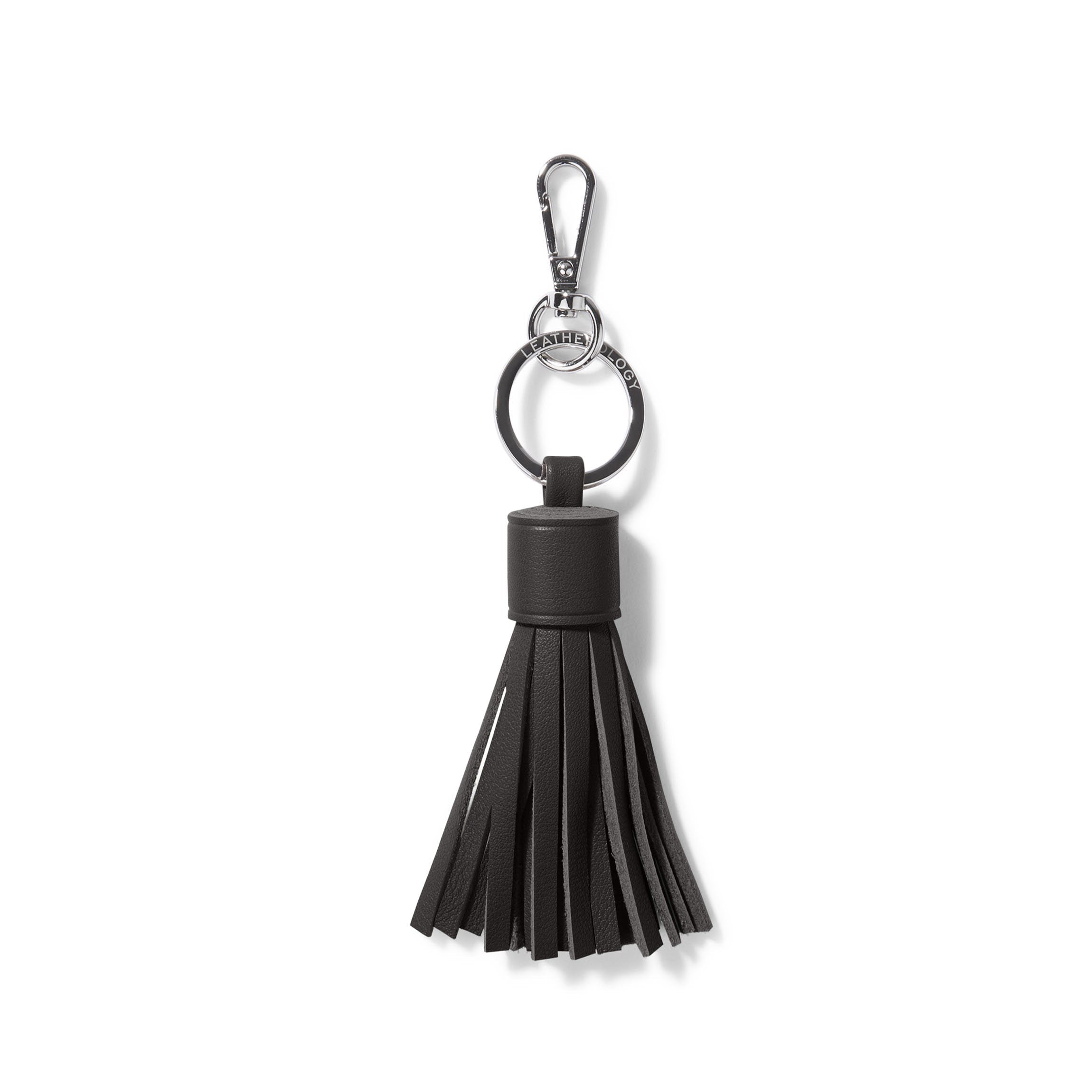 Tassel Key Chain Black Onyx
