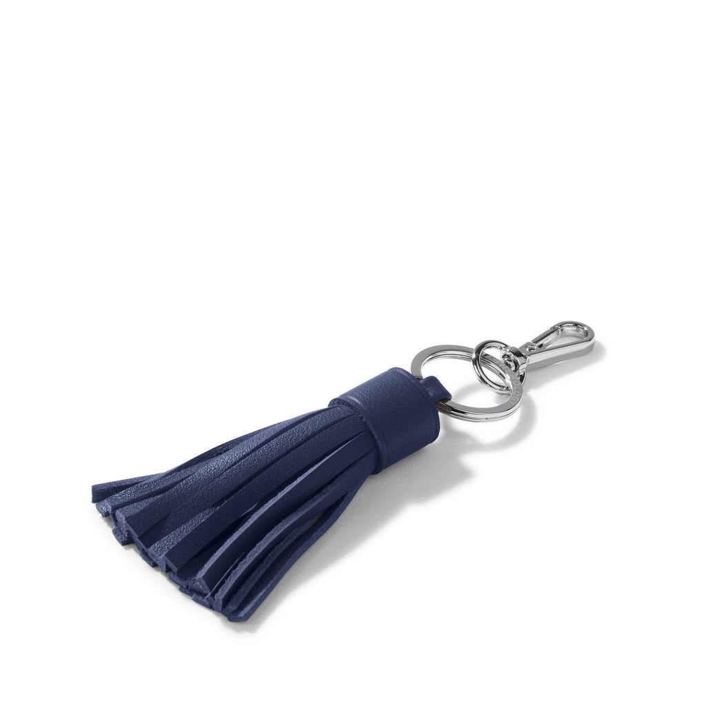 Tassel Key Chain Navy Blue