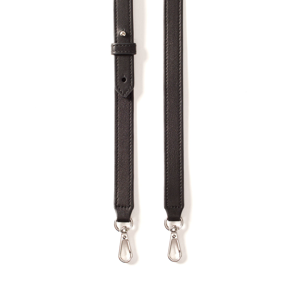 Thin Long Crossbody Strap Black Onyx