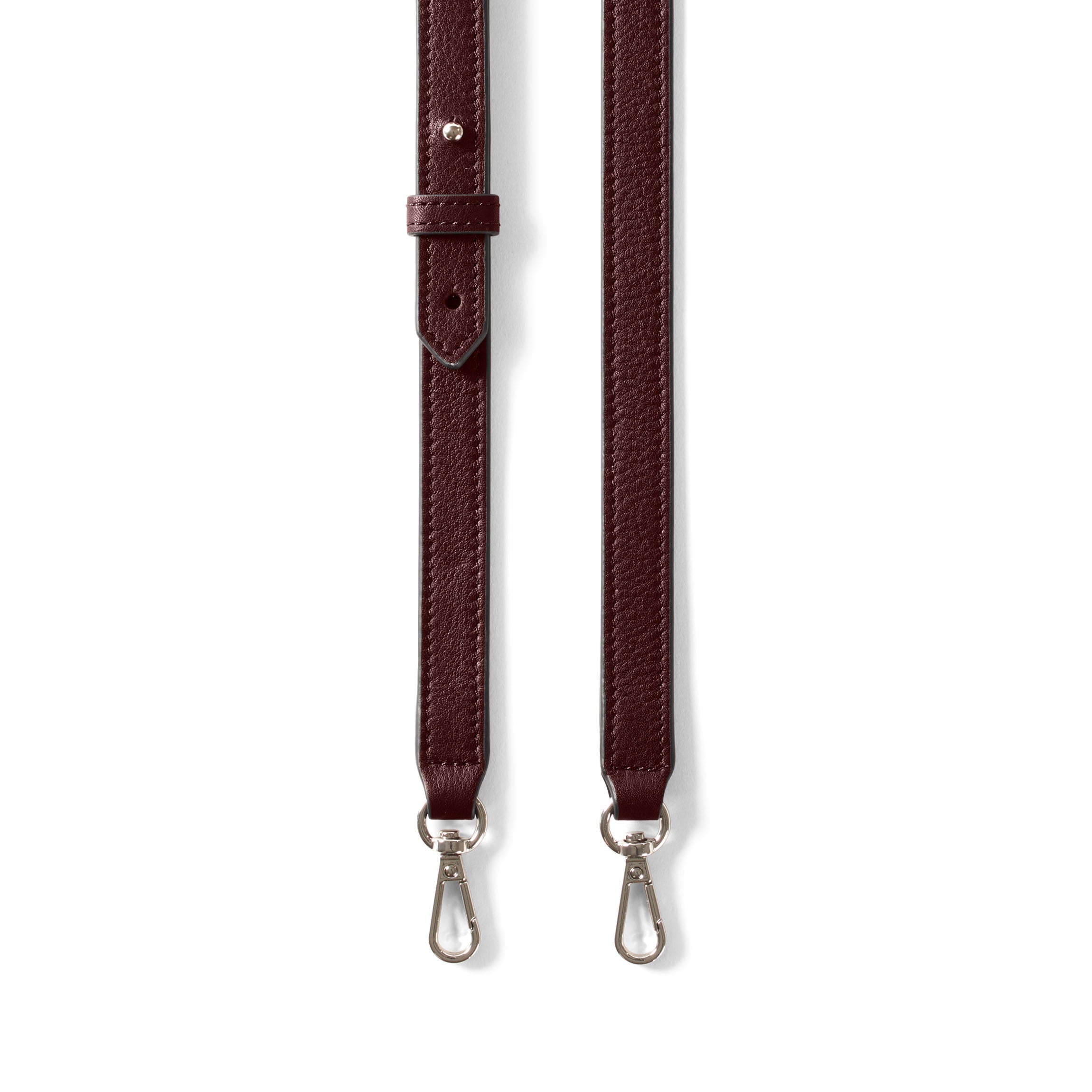 Thin Long Crossbody Strap Bordeaux