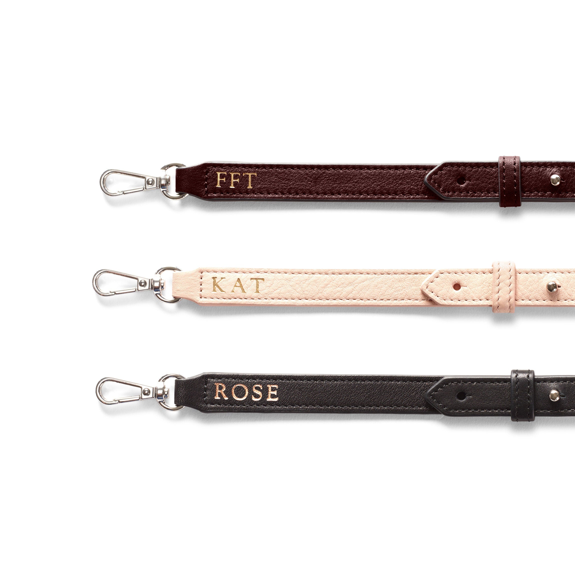 Thin Long Crossbody Strap Bordeaux