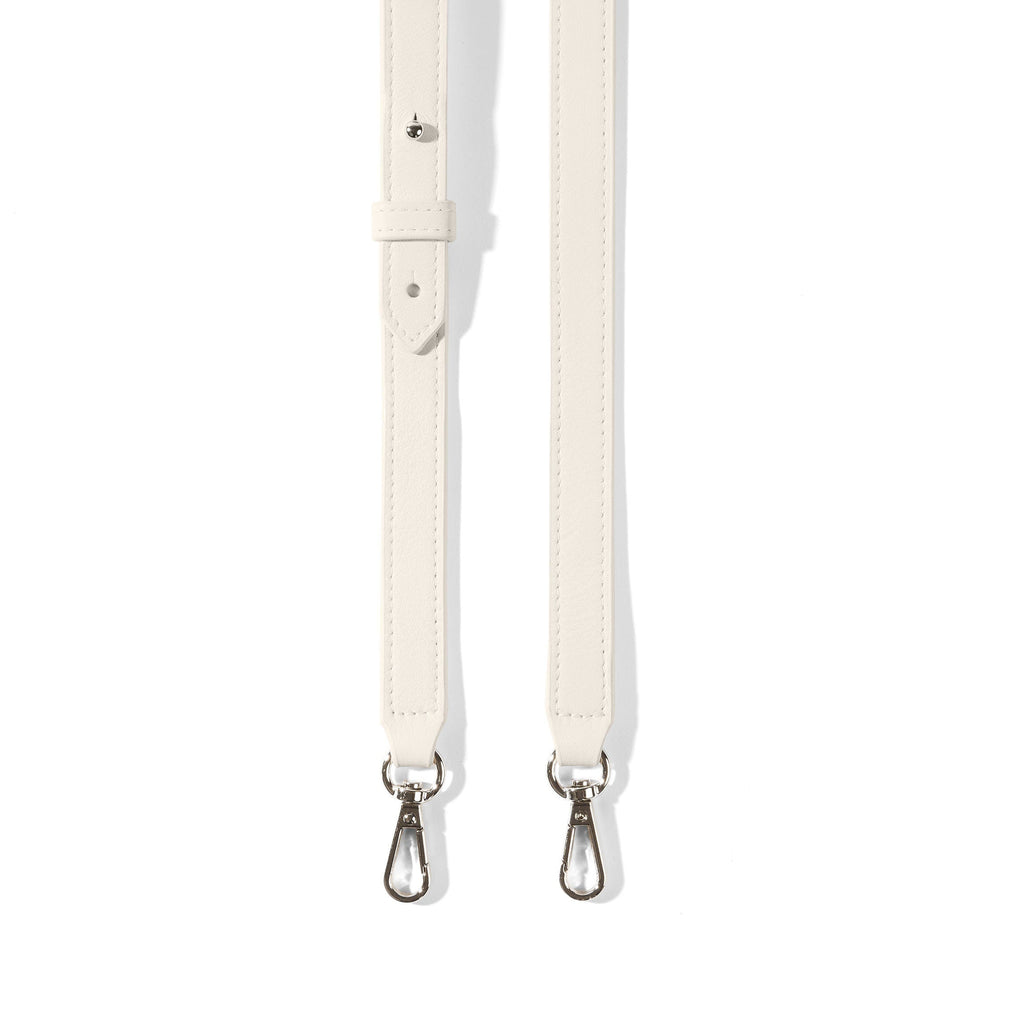 Thin Long Crossbody Strap Ivory