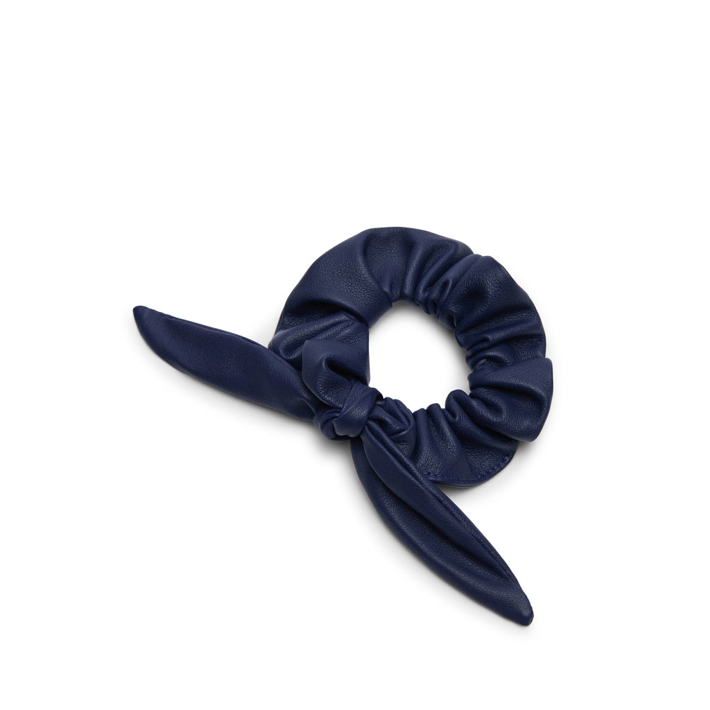 Tie Scrunchie Navy Blue