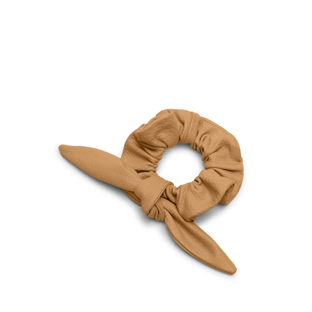 Tie Scrunchie Camel