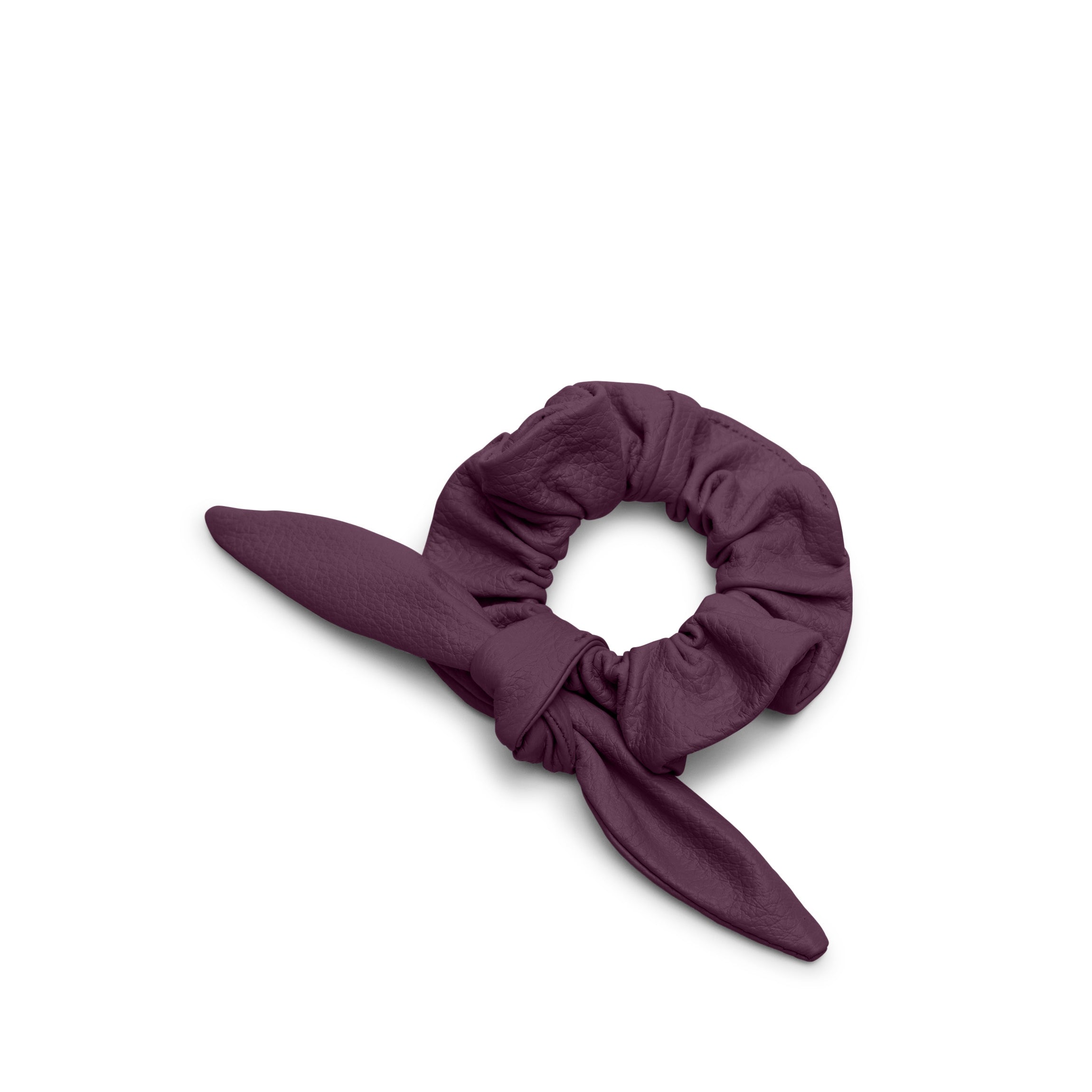 Tie Scrunchie Deep Plum