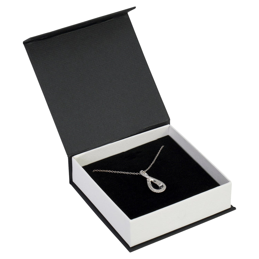 Magnetic V-Front Medium Pendant/Earring/Ring Box