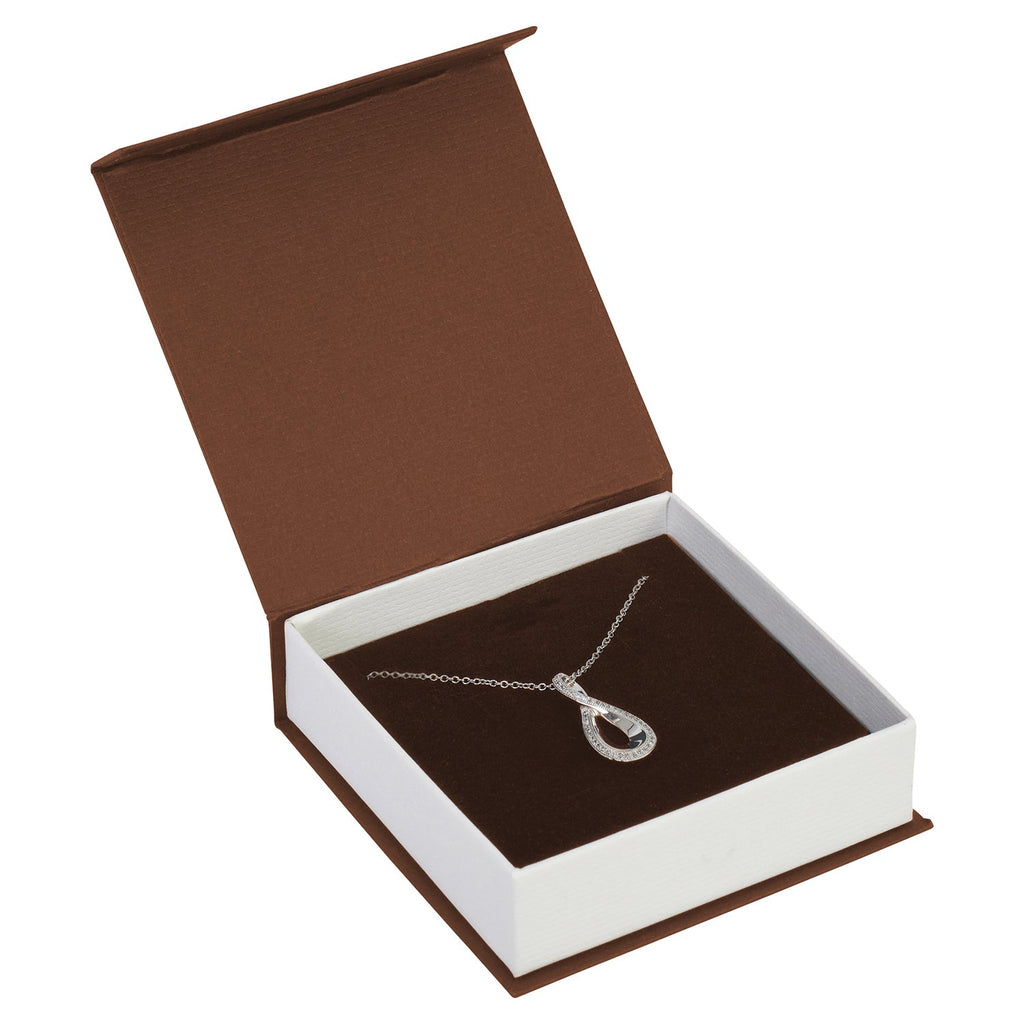 Magnetic V-Front Medium Pendant/Earring/Ring Box