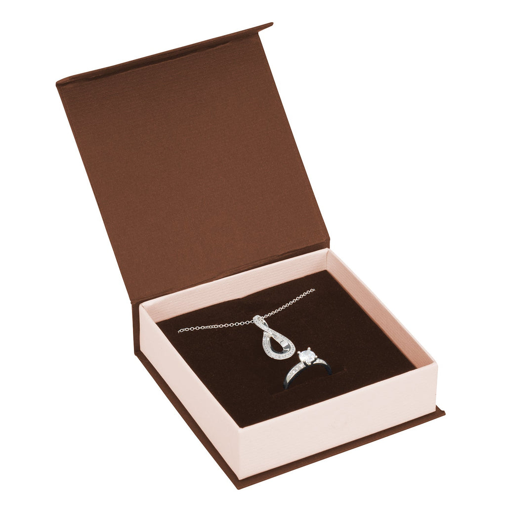 Magnetic V-Front Medium Pendant/Earring/Ring Box