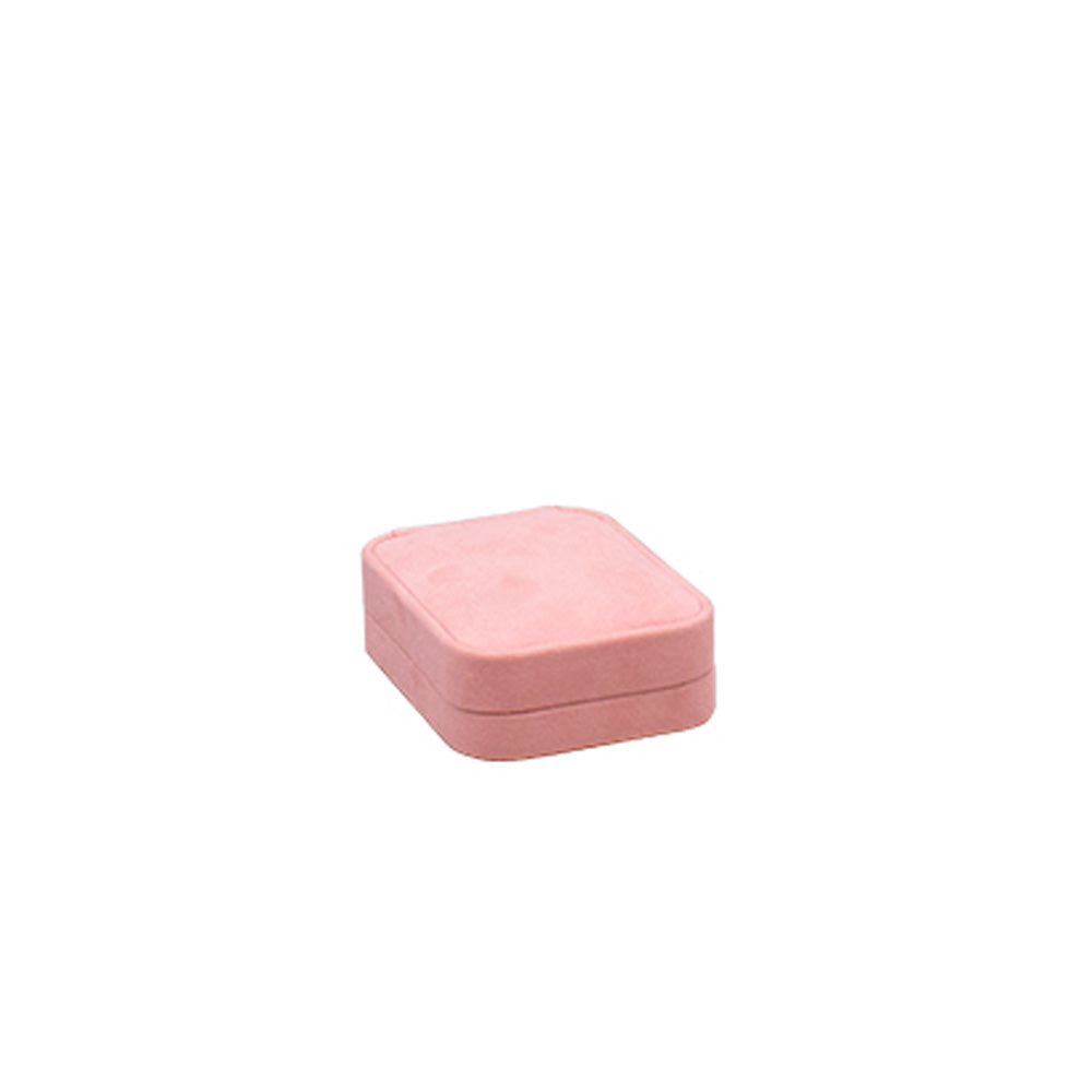 Large Pendant Box Wrapped and Lined with Rich Nova Suede