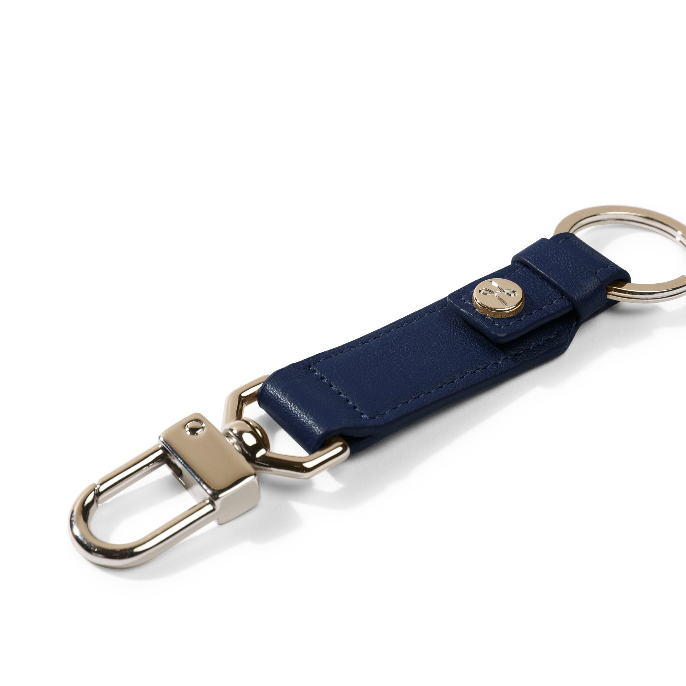 Valet Snap Keychain Navy Blue