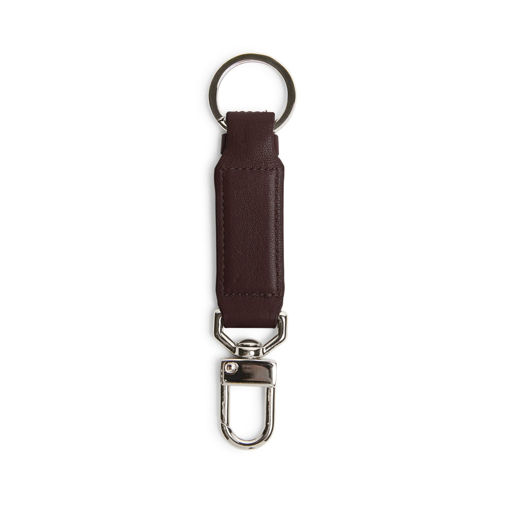 Valet Snap Keychain Brown