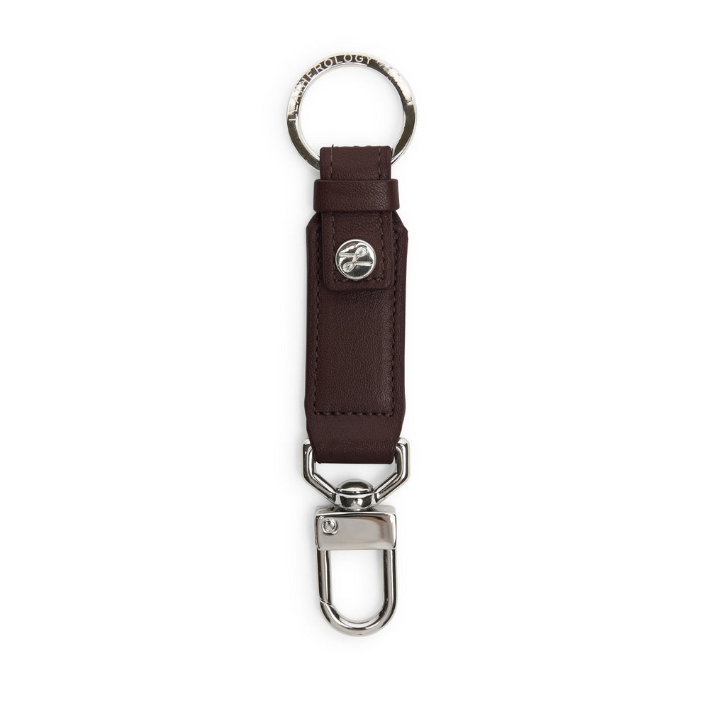 Valet Snap Keychain Brown