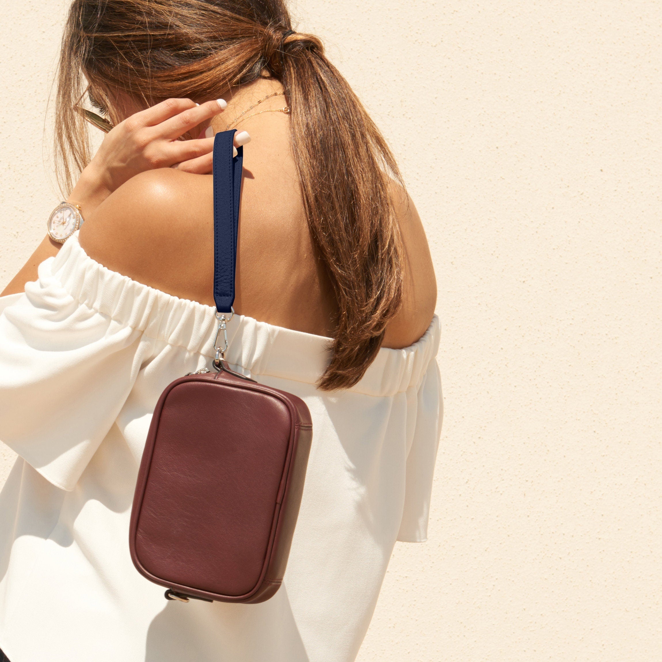 Wristlet Strap Navy Blue