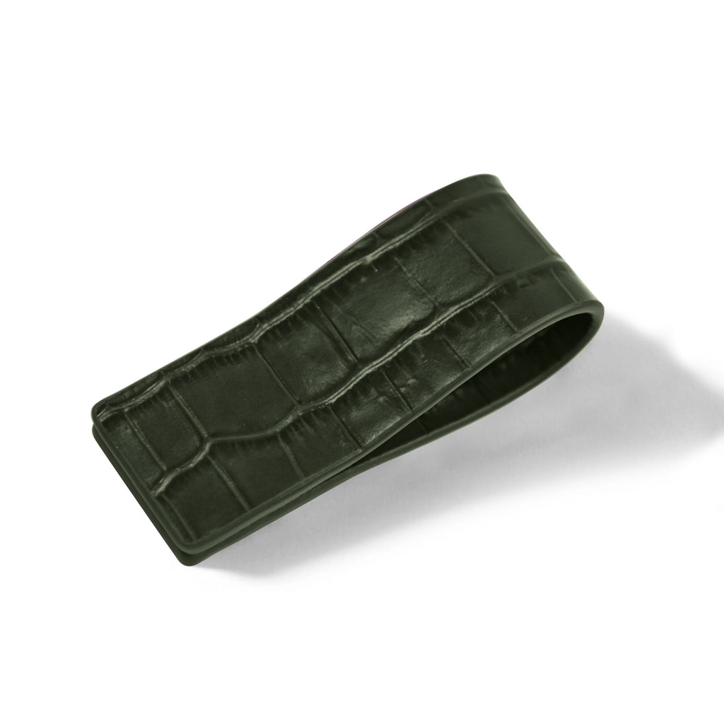 XL Cord Wrap Forest Croc