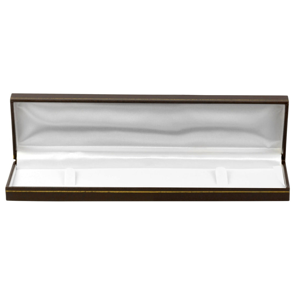 Paper Covered Bracelet Box with Gold Accent