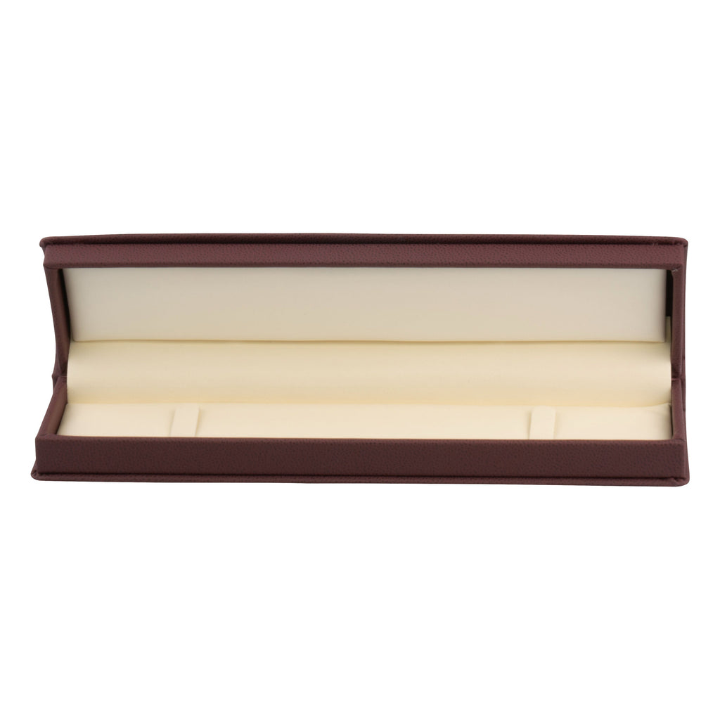 Leatherette Bracelet Box Leatherette Interior with Ribboned Packer