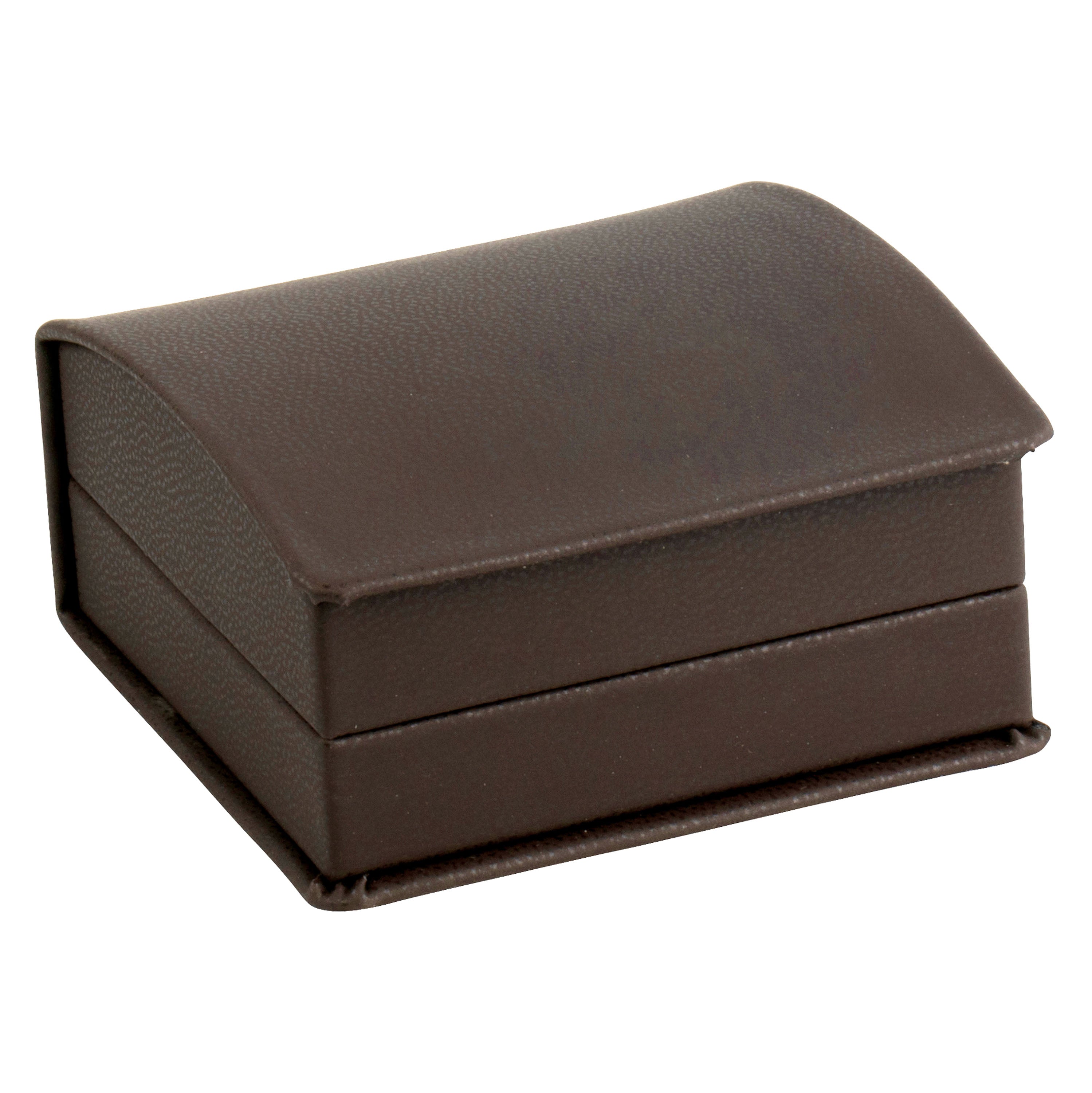 Leatherette Clip Earring Box Leatherette Interior with Ribboned Packer