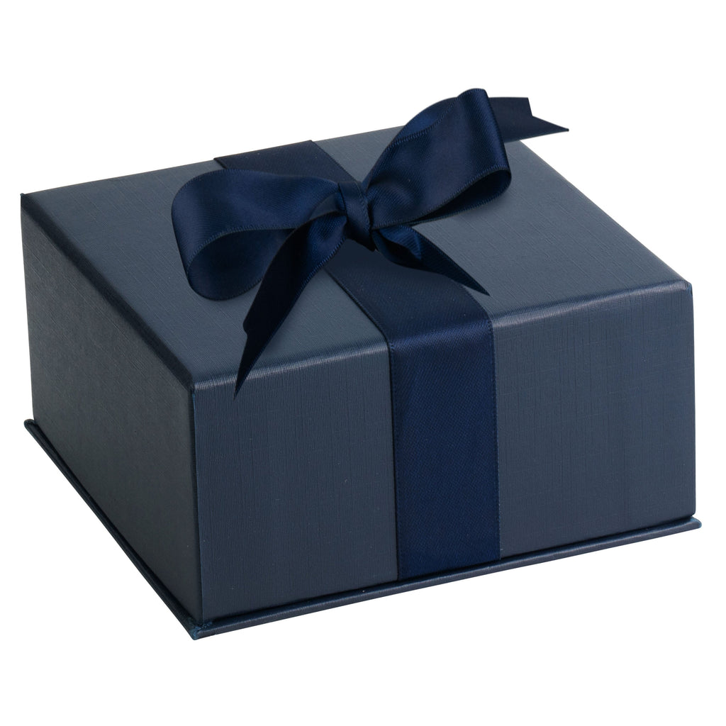 Leatherette Clip Earring Box Leatherette Interior with Ribboned Packer