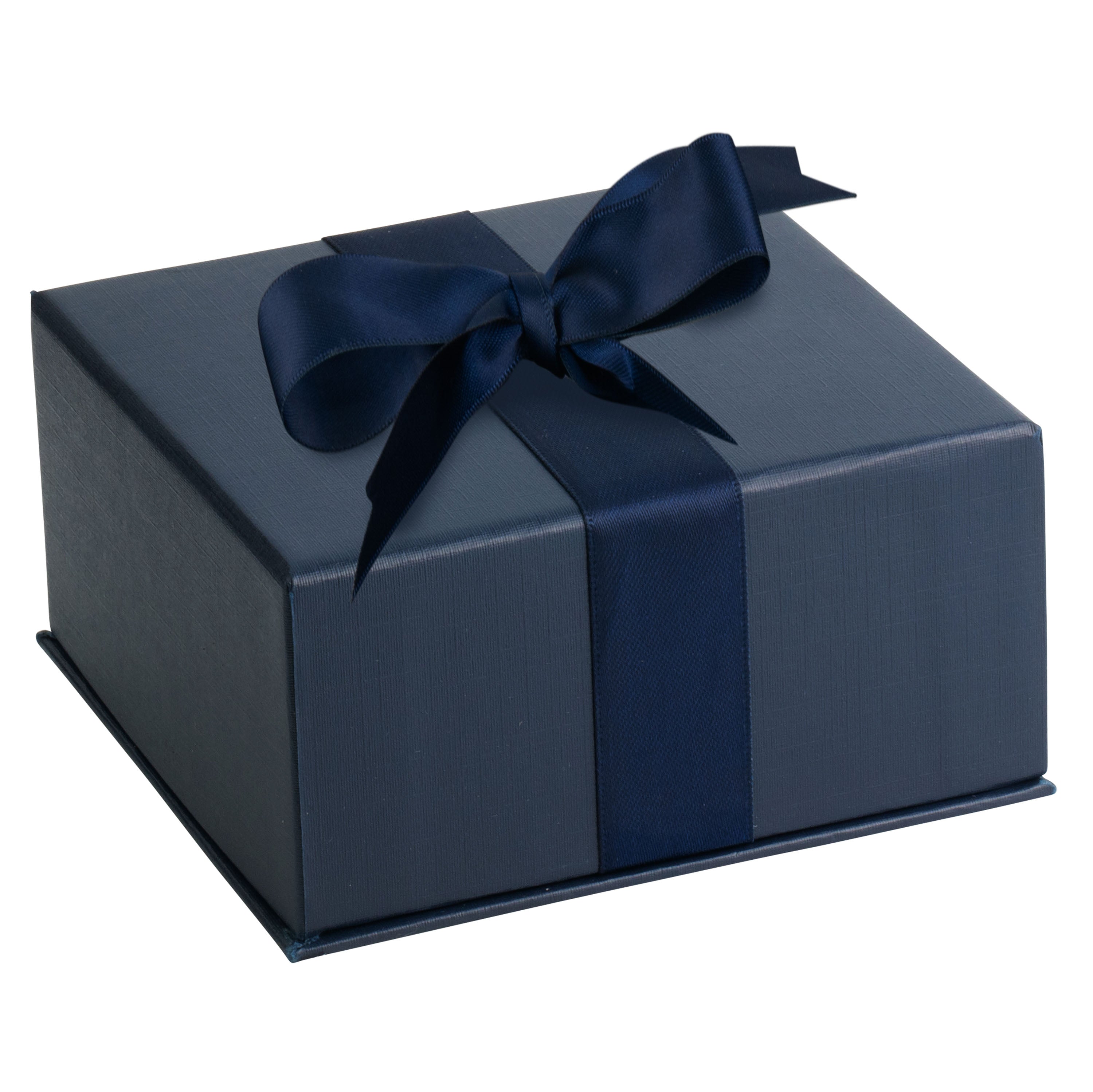 Leatherette Clip Earring Box Leatherette Interior with Ribboned Packer