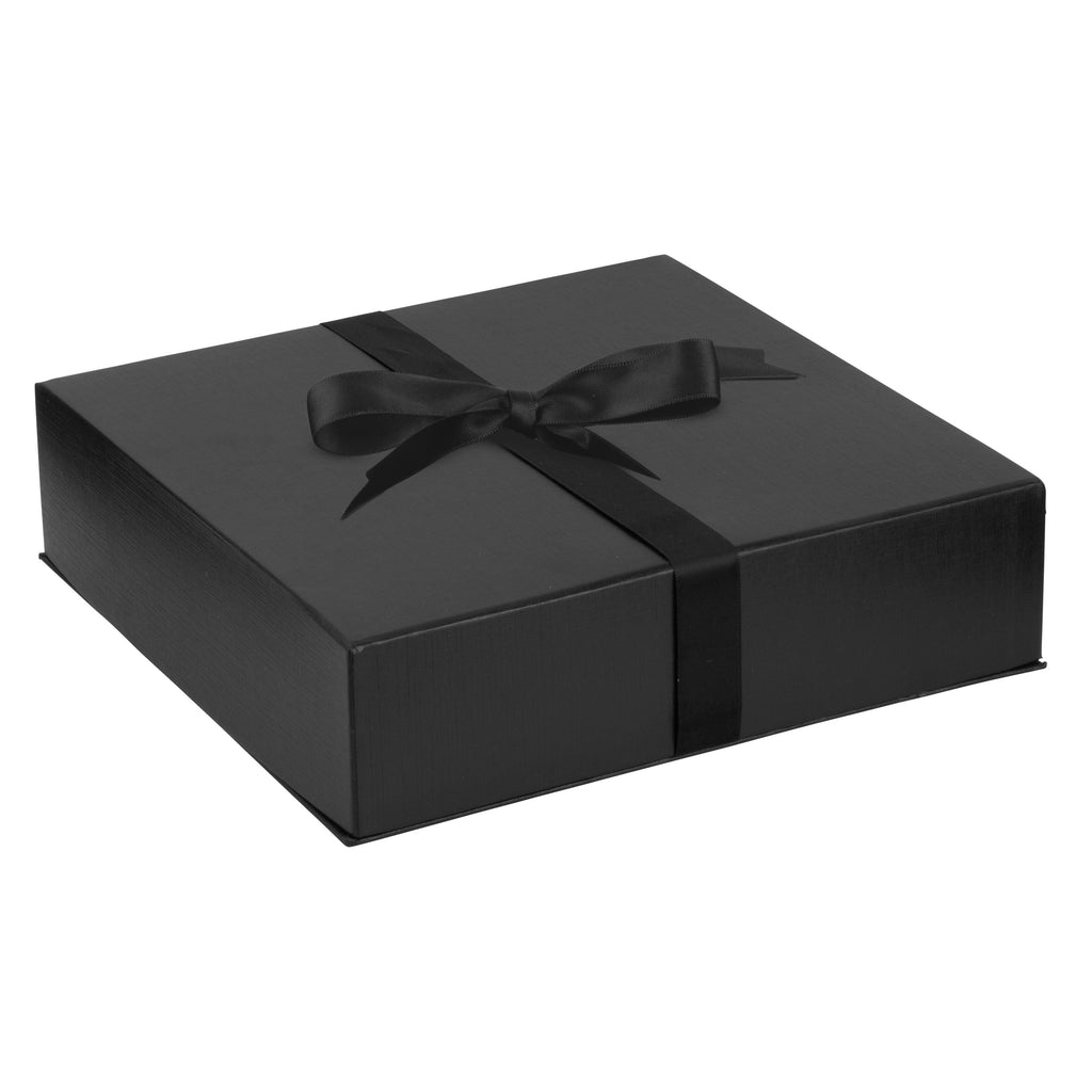 Leatherette Large Set Box Leatherette Interior with Ribboned Packer
