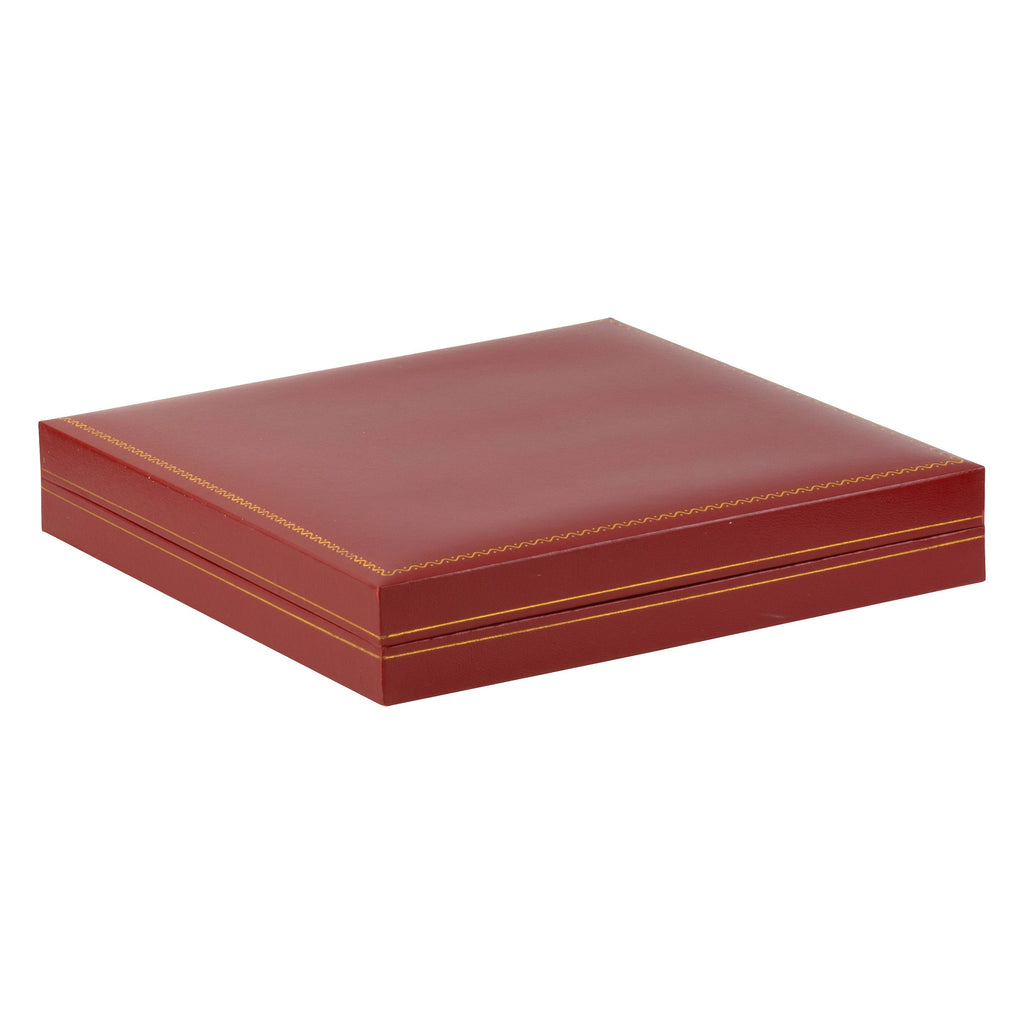 Paper Covered Large Set Box with Gold Accent