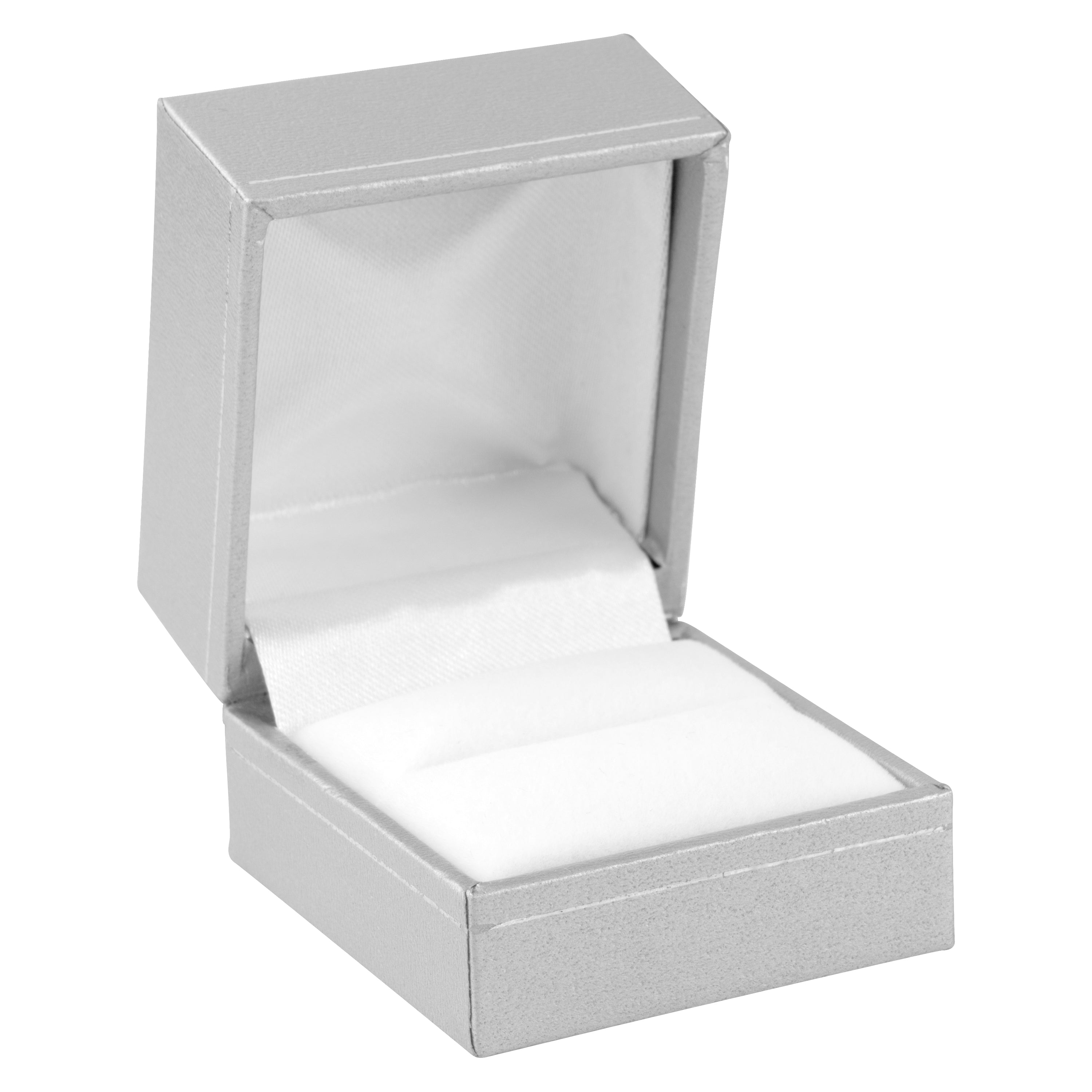 Paper Covered Single Ring Box with Gold Accent
